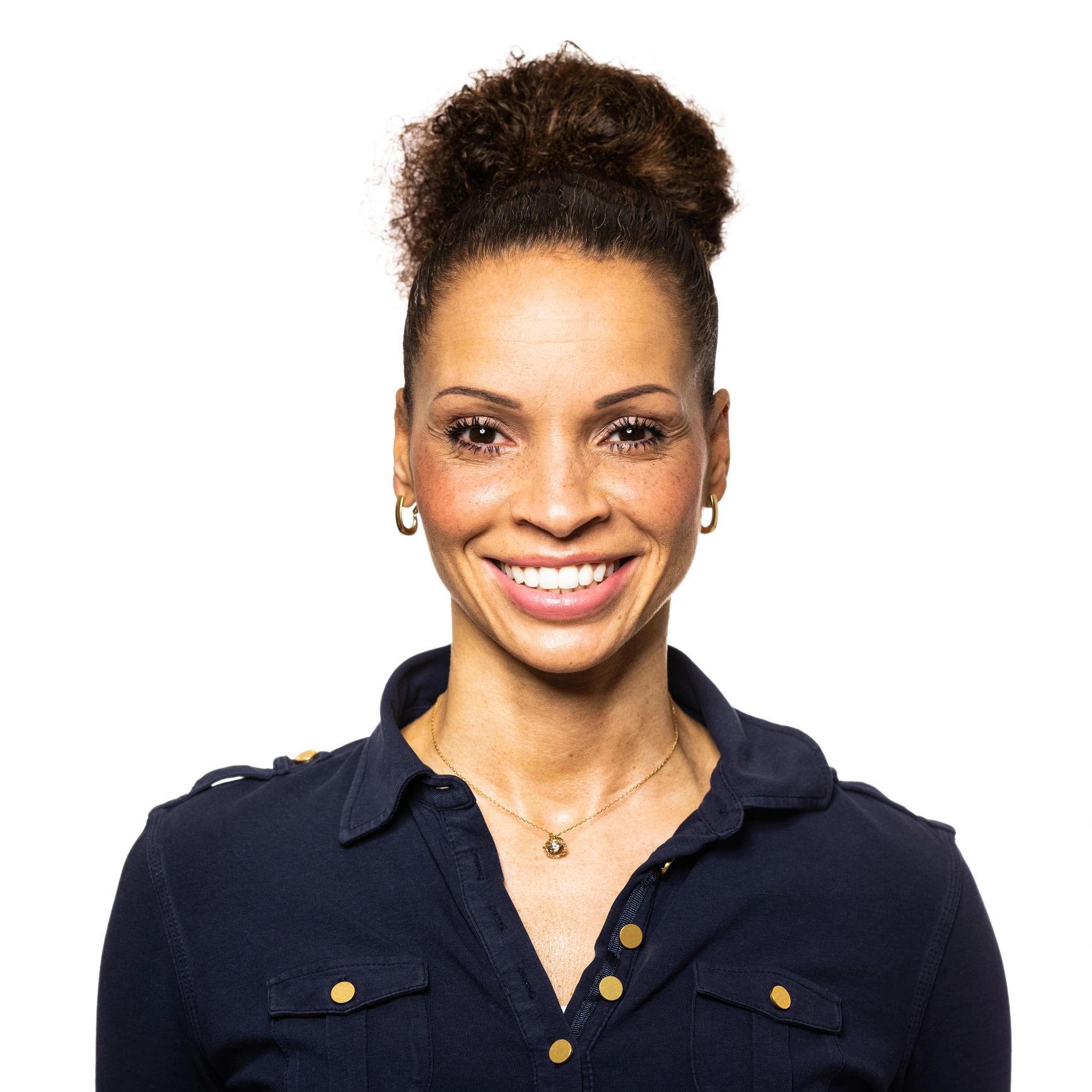 Professional headshot of a smiling administrator